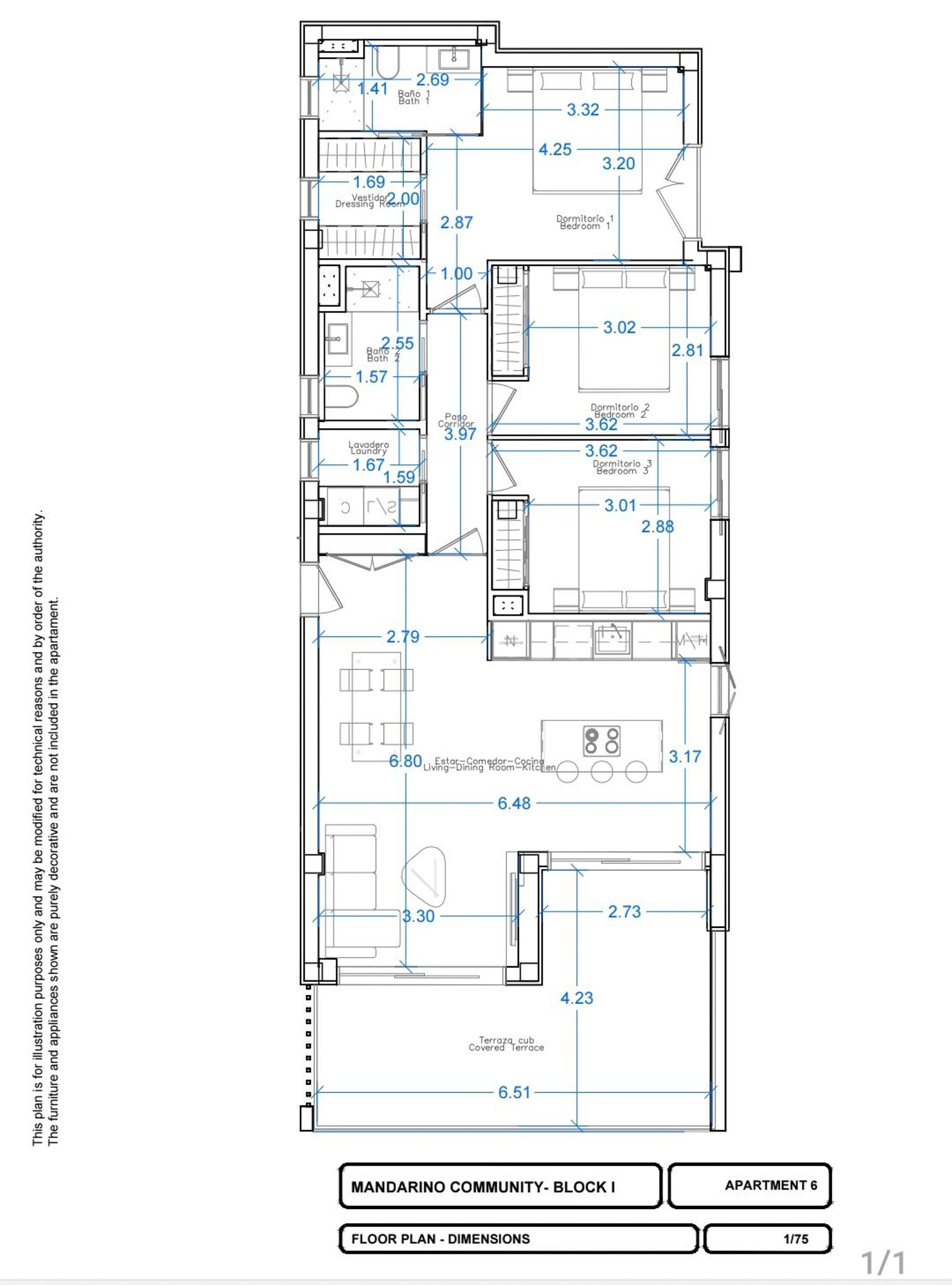 Mandarino 6 Floor Plan