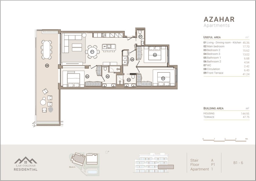 Azahar Apartments Floor Plans